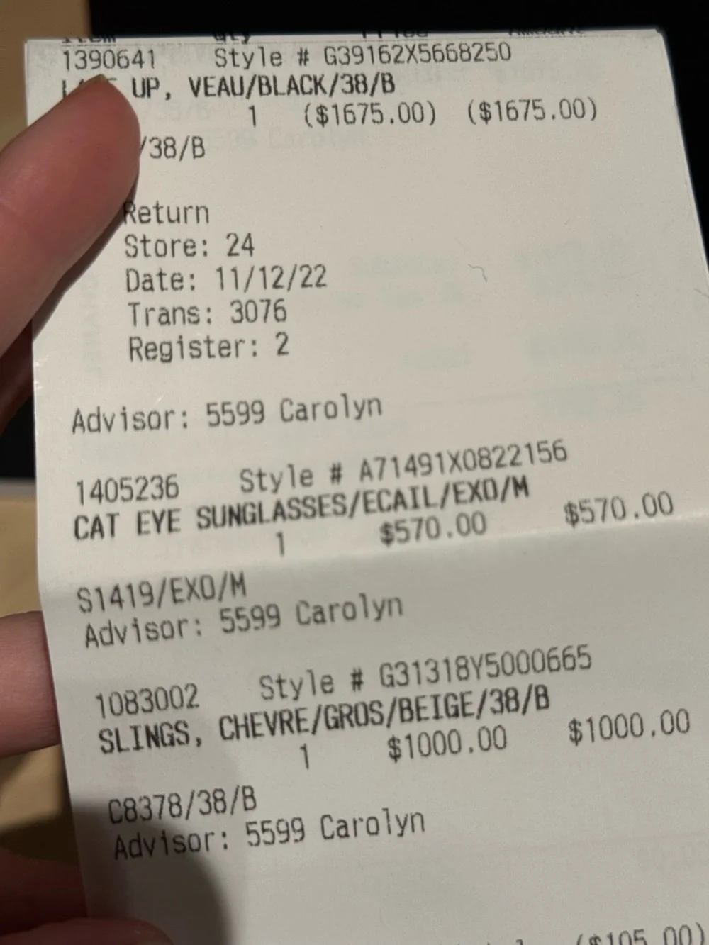 CHANEL Black Cat-Eye Sunglasses with Pearl Accent - Picture 8 of 10